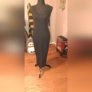 Heart & Hips Charcoal Maxi Dress